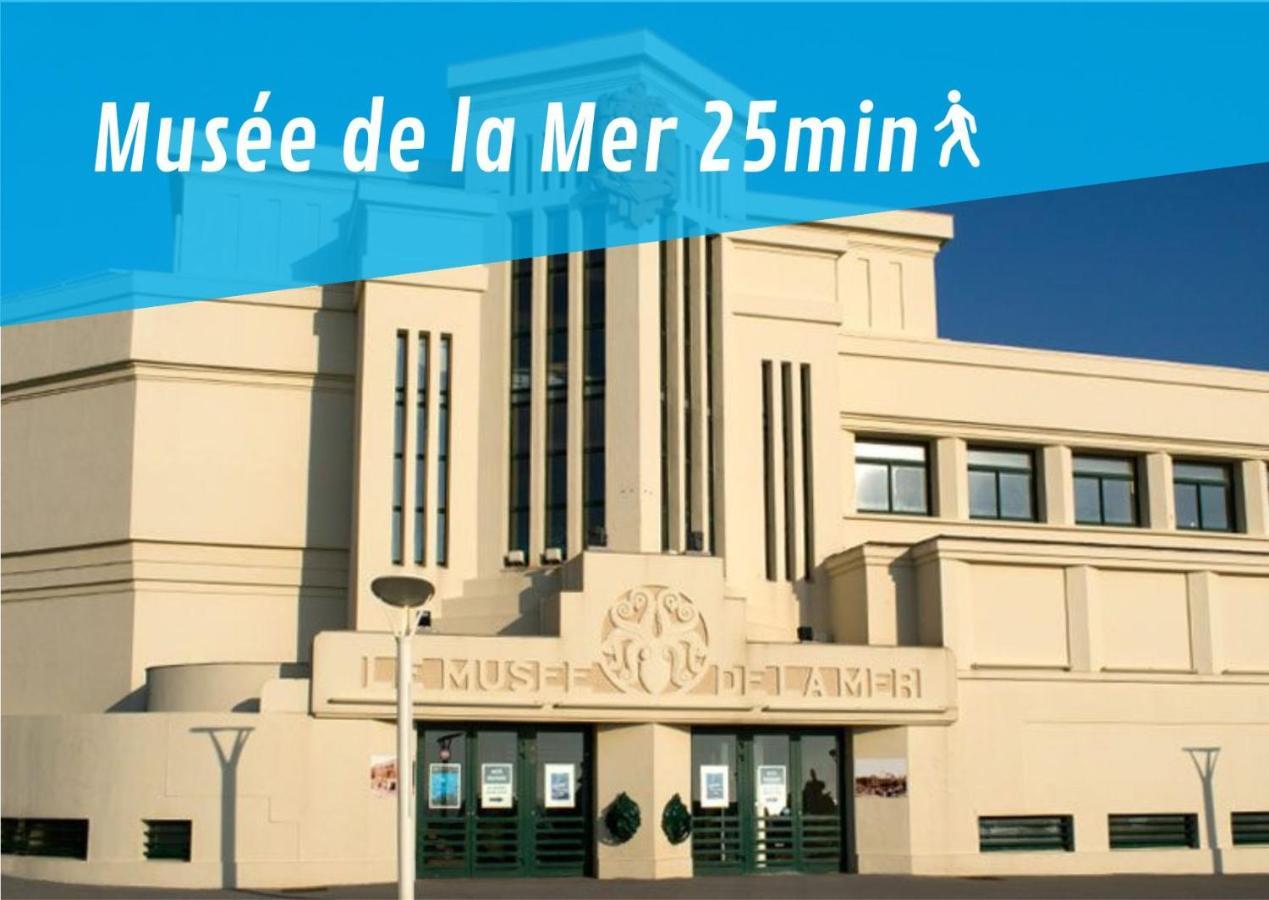 Lalanne Btz, Duplex Jardinet près de la Plage Biarritz Esterno foto