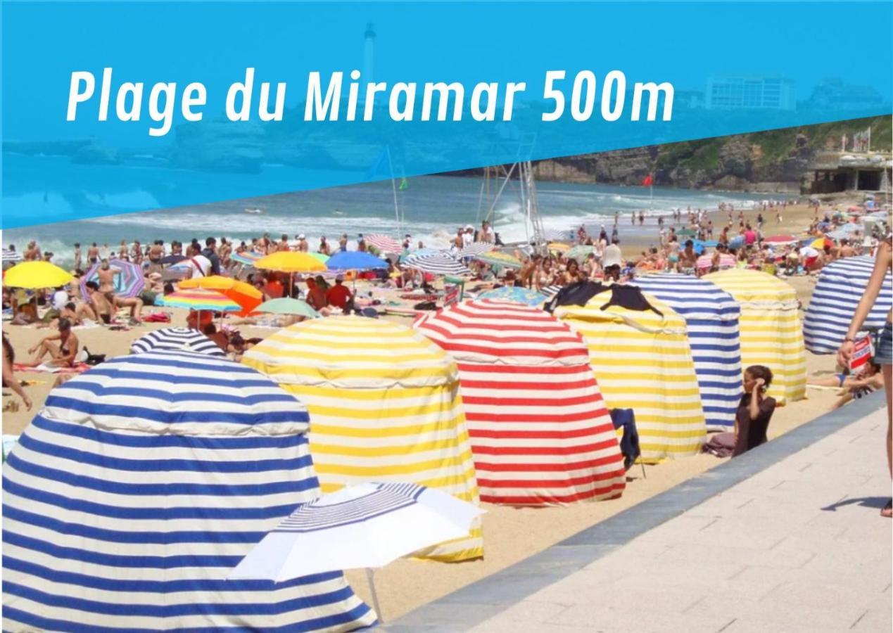 Lalanne Btz, Duplex Jardinet près de la Plage Biarritz Esterno foto